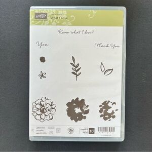 Stampin’Up Stamp Set called What I Love 10 Stamps